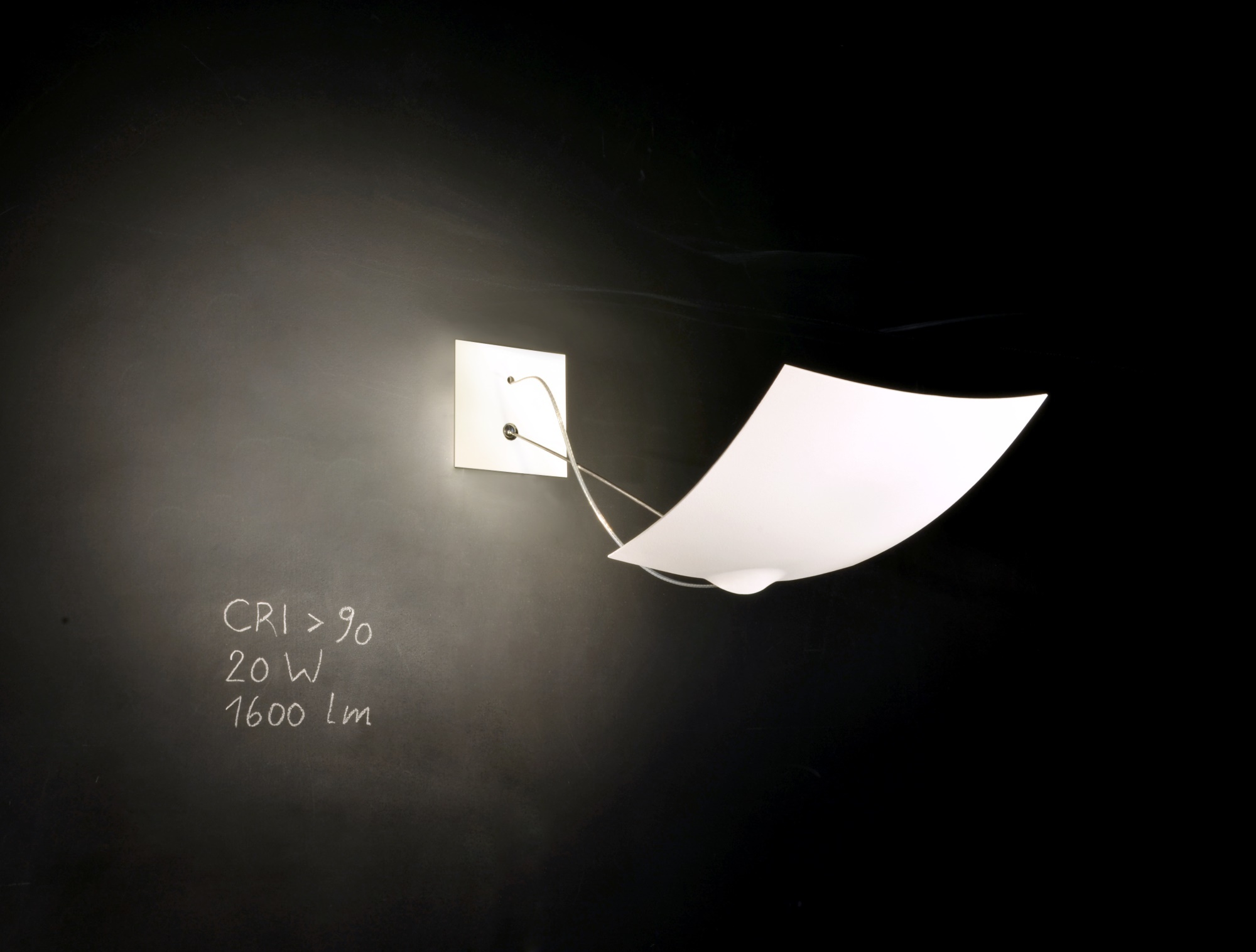 18 x 18 LED Wandleuchte Ingo Maurer