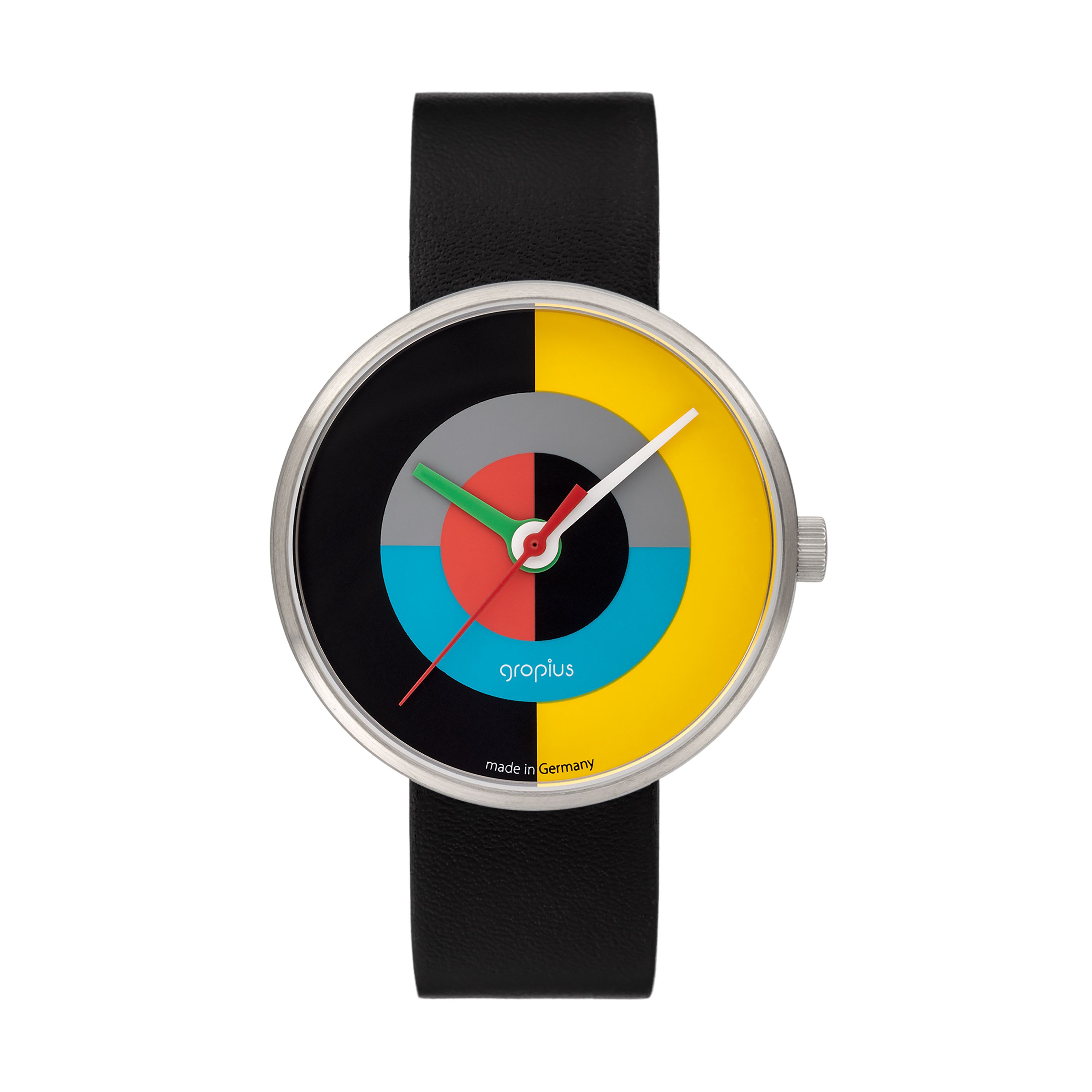 J. Albers Uhr mit Lederband Walter Gropius EINZELSTÜCK