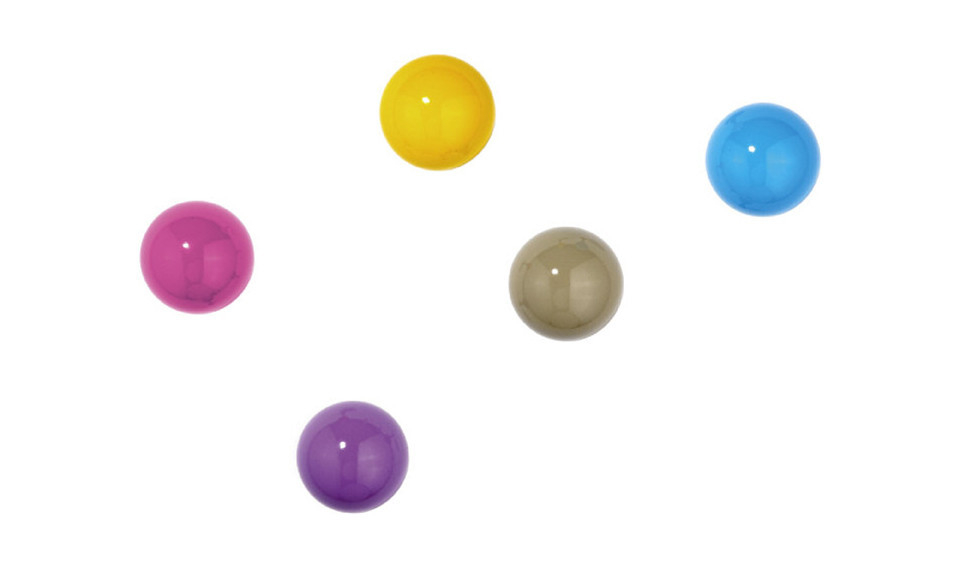 Dots Wandhaken 5-er Set Mix Farben Schönbuch Palm Springs