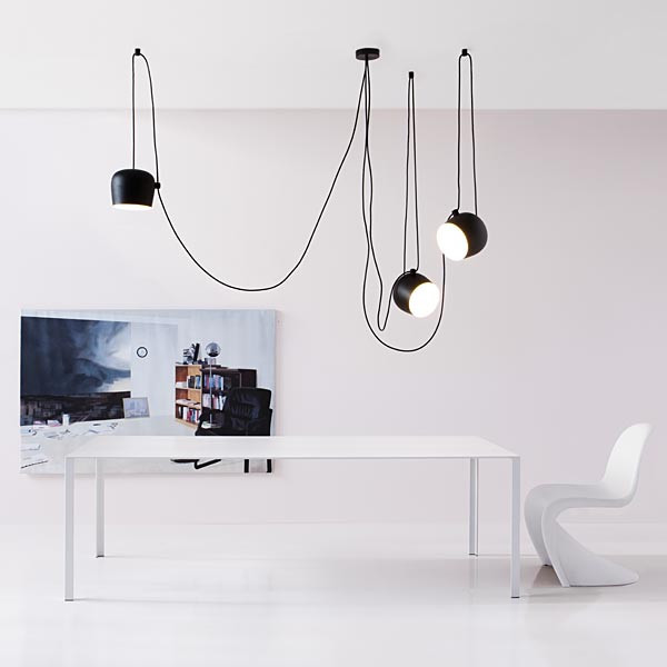 Aim 3-er Set Pendelleuchte Schwarz Flos EINZELSTÜCK