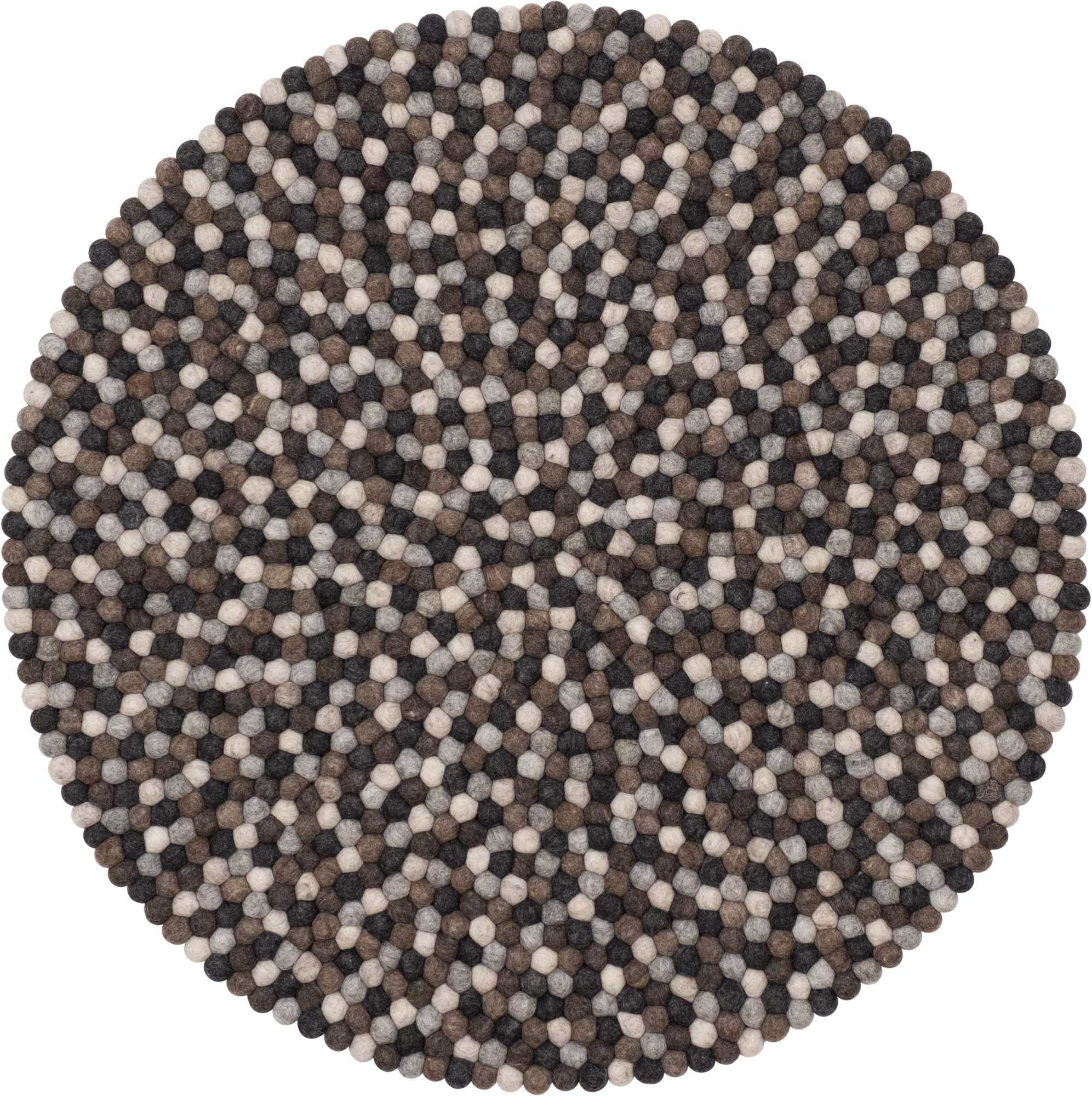 Filzkugel Teppich rund 140 cm myfelt