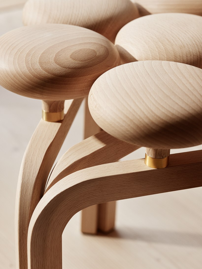Utzon Stool Hocker Fritz Hansen