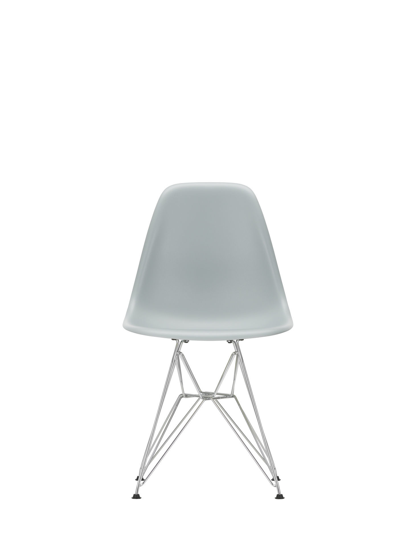 Eames Plastic Side Chair DSR Stuhl Vitra Schwarz-Granit grau