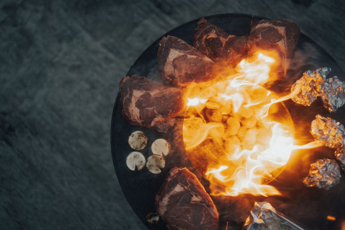 Bowl Plancha-Grillset tief mit Drahtfuß höfats Bowl Plancha-Grillset tief mit Drahtfuß höfats