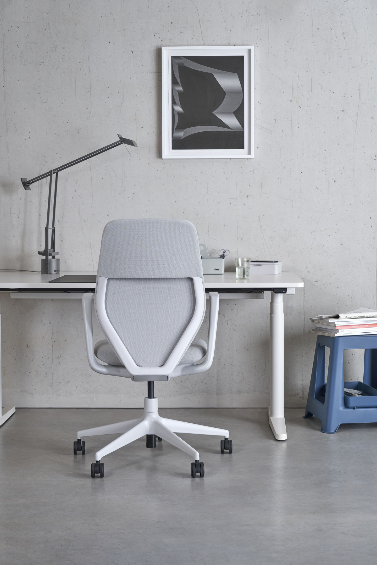 Tyde 2 Steh-/ Sitztisch Home Desk Schreibtisch Vitra