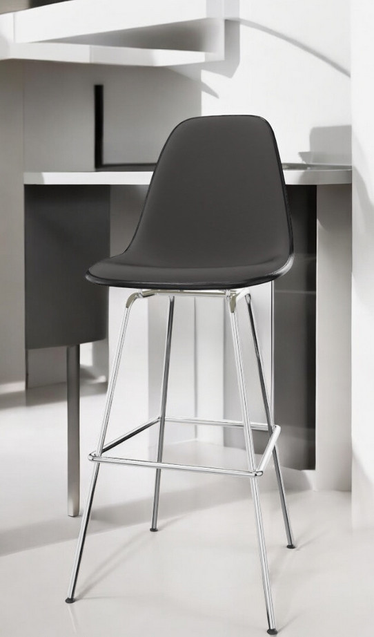Eames Plastic Bar Stool Barhocker High Vollgepolstert Vitra 