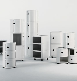 Componibili 4970 - quadratisches Element niedrig Kartell