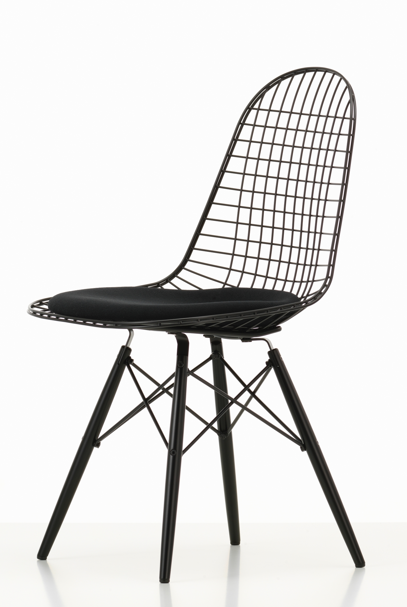 DKW-5 Wire Chair Stuhl mit Sitzkissen Vitra