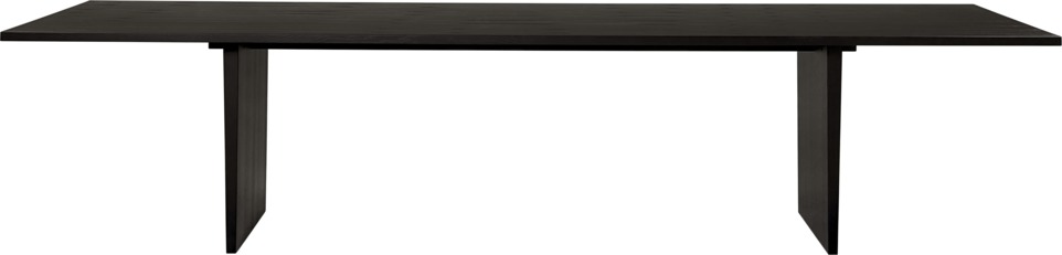 Private Esstisch rechteckig 320 Esche Braun / Schwarz Furnier Gubi Private Esstisch rechteckig 320 Esche Braun / Schwarz Furnier Gubi