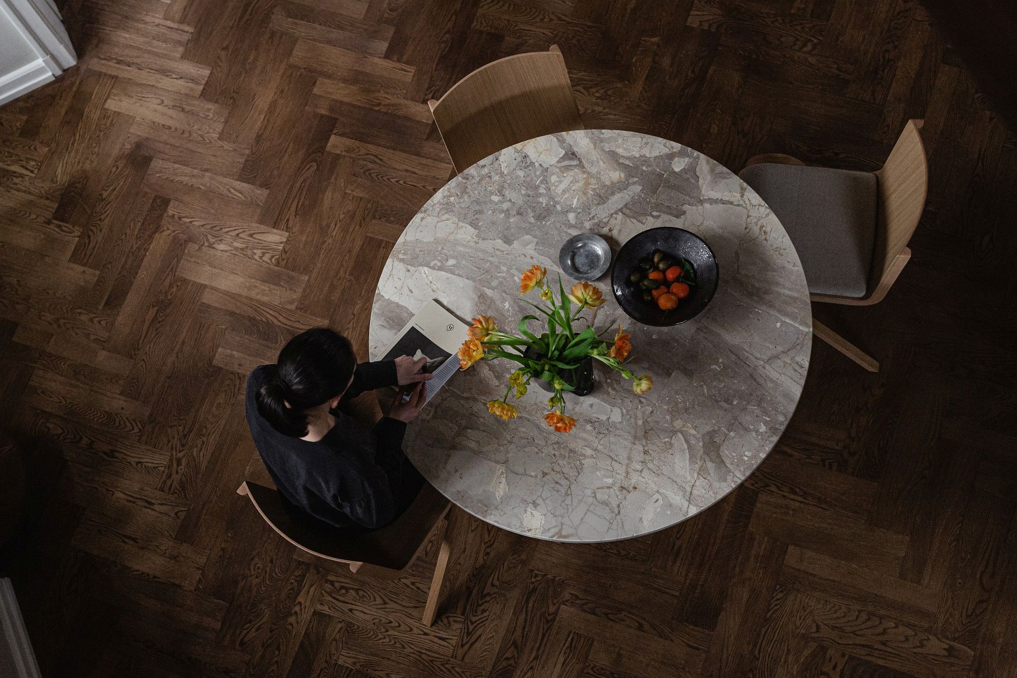 Ready Dining Chair Seat Upholstered Stuhl mit Sitzpolster Audo Copenhagen