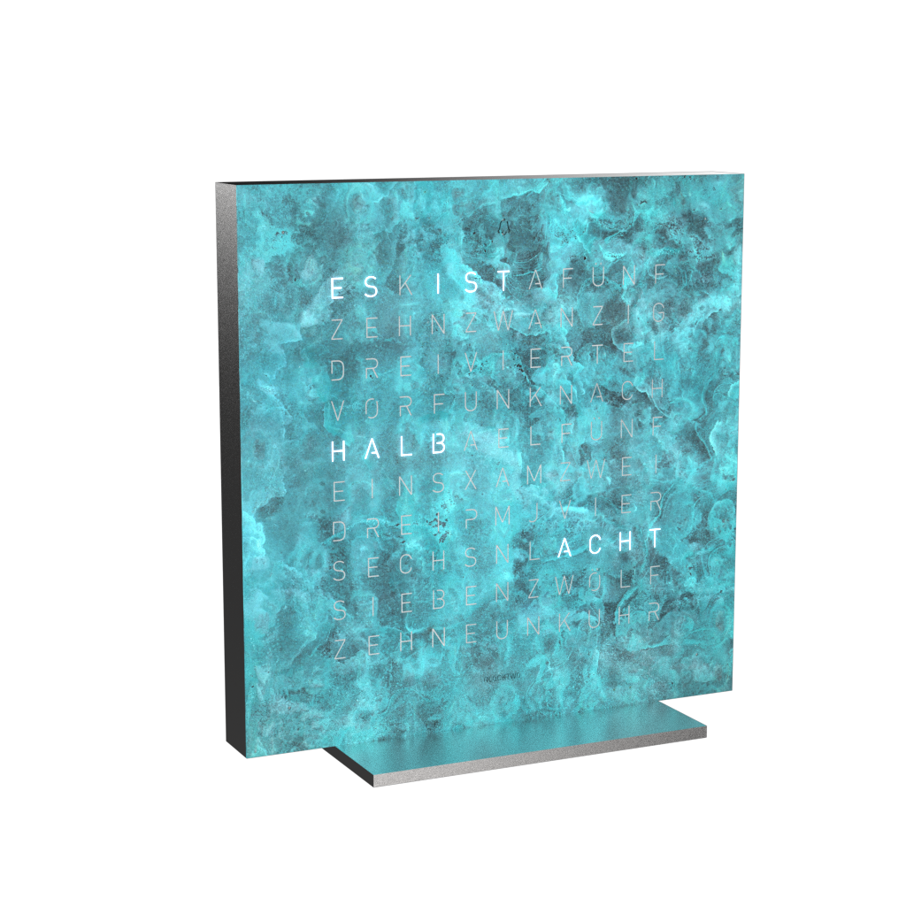 Earth 13.5 Creator's Edition Tischuhr / Zeitobjekt Deutsch QLOCKTWO 