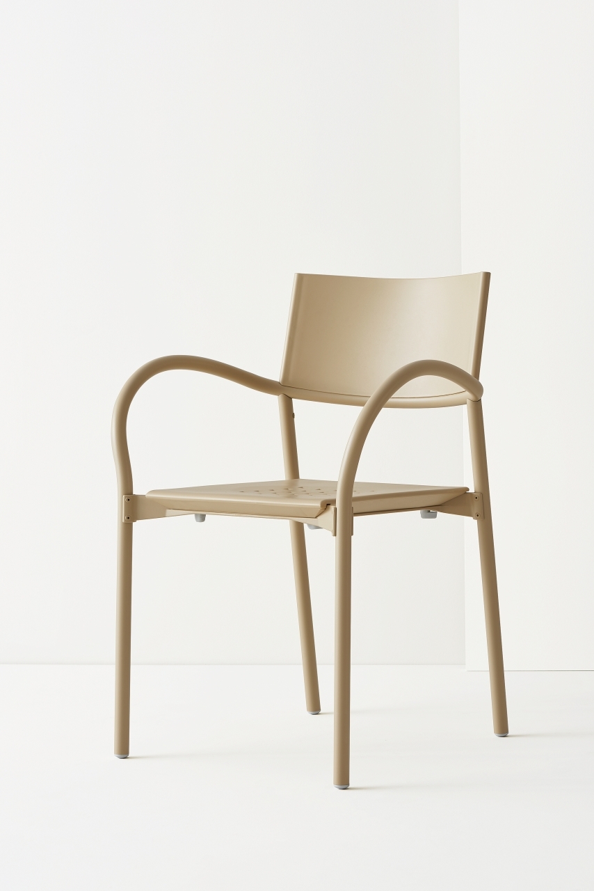Breeze Stuhl Segis Grün Aluminium poliert