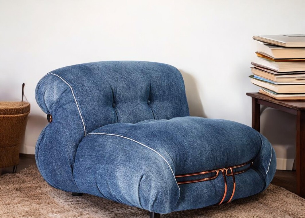 Soriana Denim-Sessel Cassina