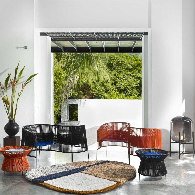 Caribe Vis a Vis Bench Bank Outdoor ames 