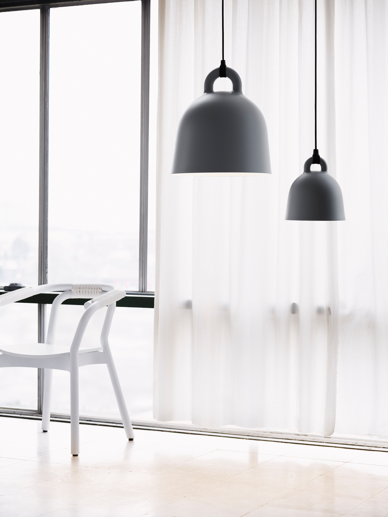 Bell Lamp Hängeleuchte Ø 55 cm Normann Copenhagen EINZELSTÜCK Grau