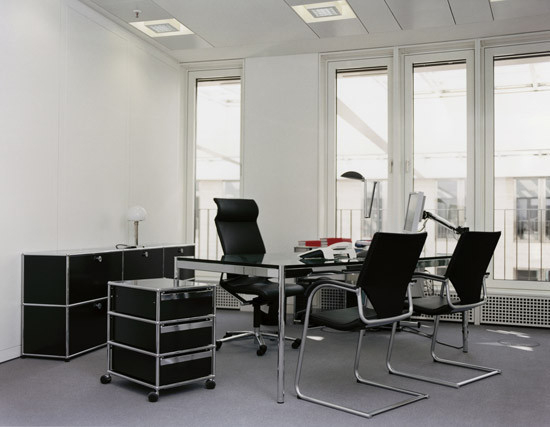 Lederauflage für USM Sideboard Ecke Leather on Top