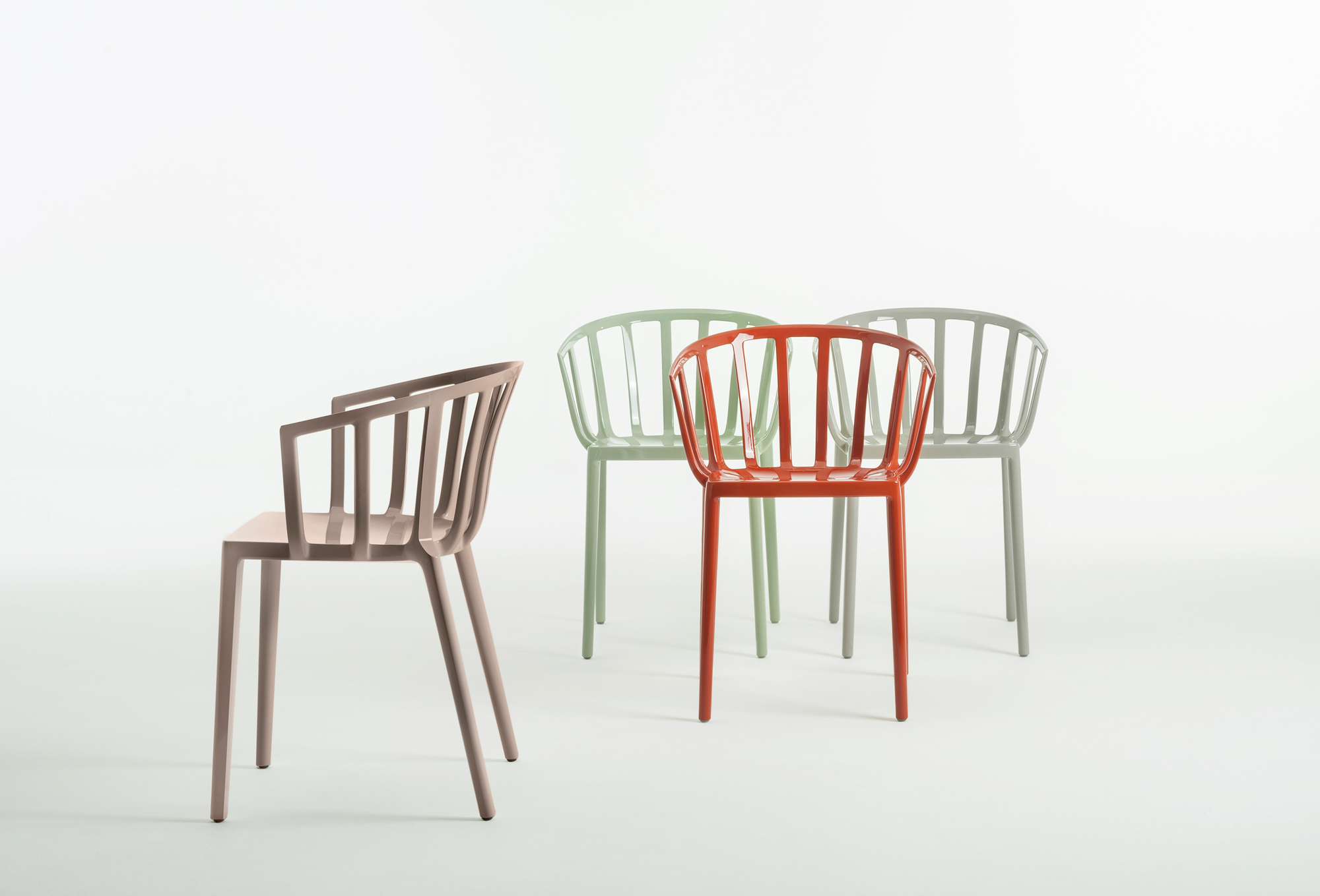 Venice Glänzend Stuhl Kartell