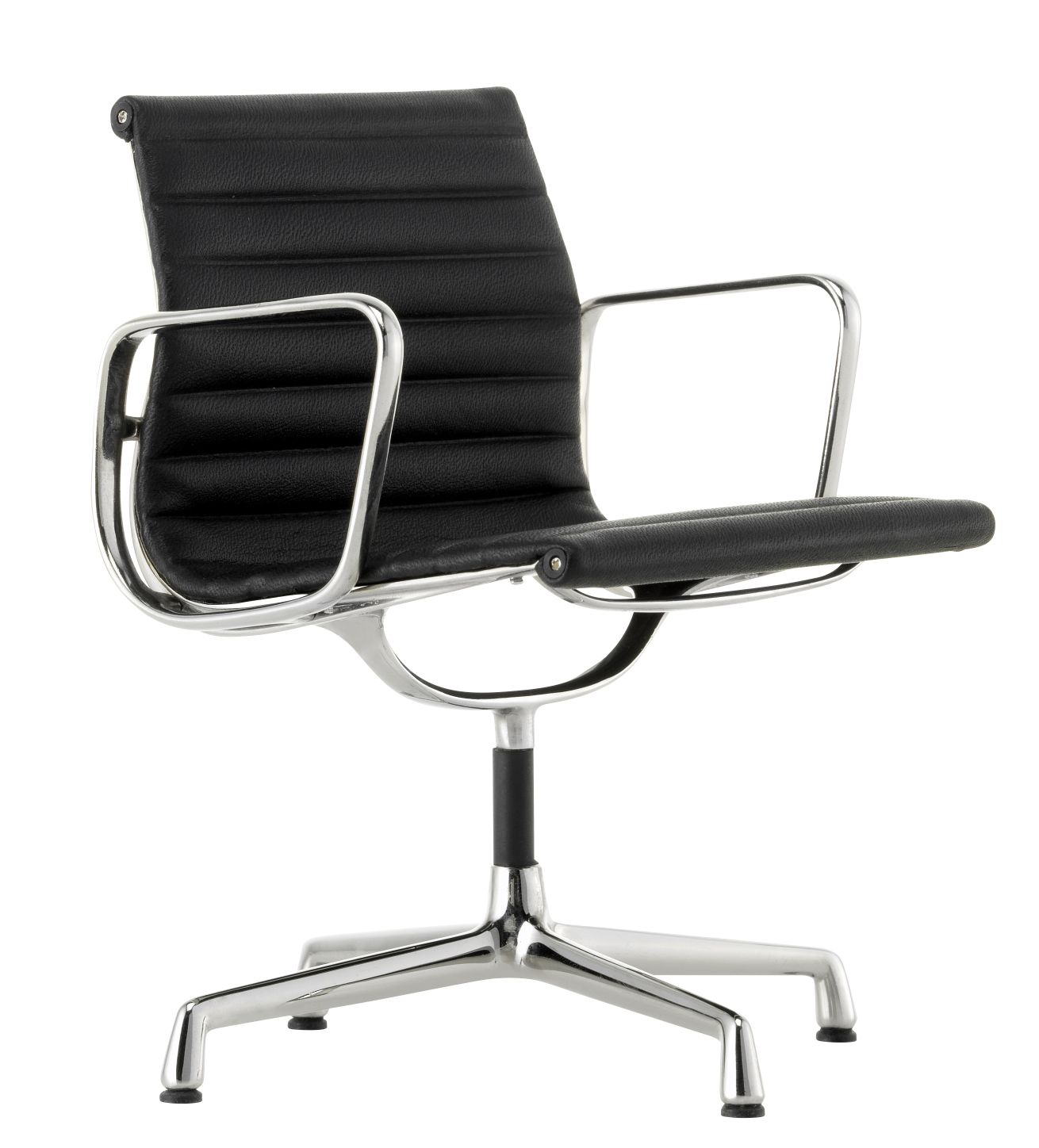 MINIATUR (Verkleinerung) Aluminium Chair Drehstuhl Leder [1958] Miniatur Vitra