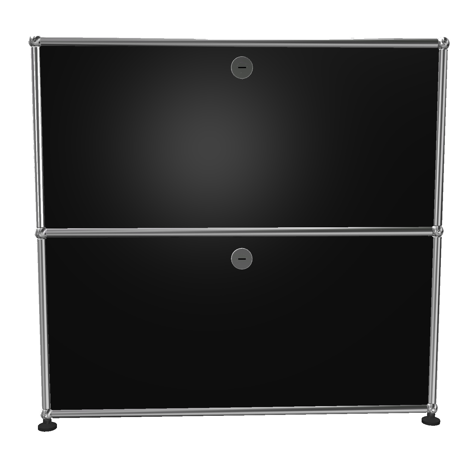 USM Haller Sideboard 2 Klappen Graphitschwarz - FAST DELIVERY