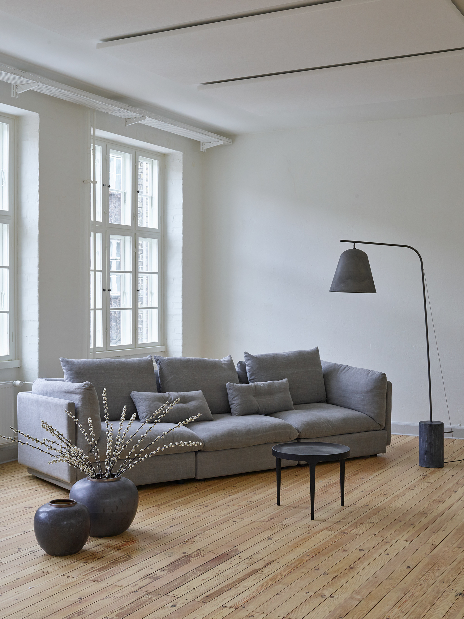 Line Two Floor Lamp Stehleuchte NORR11-Weiß