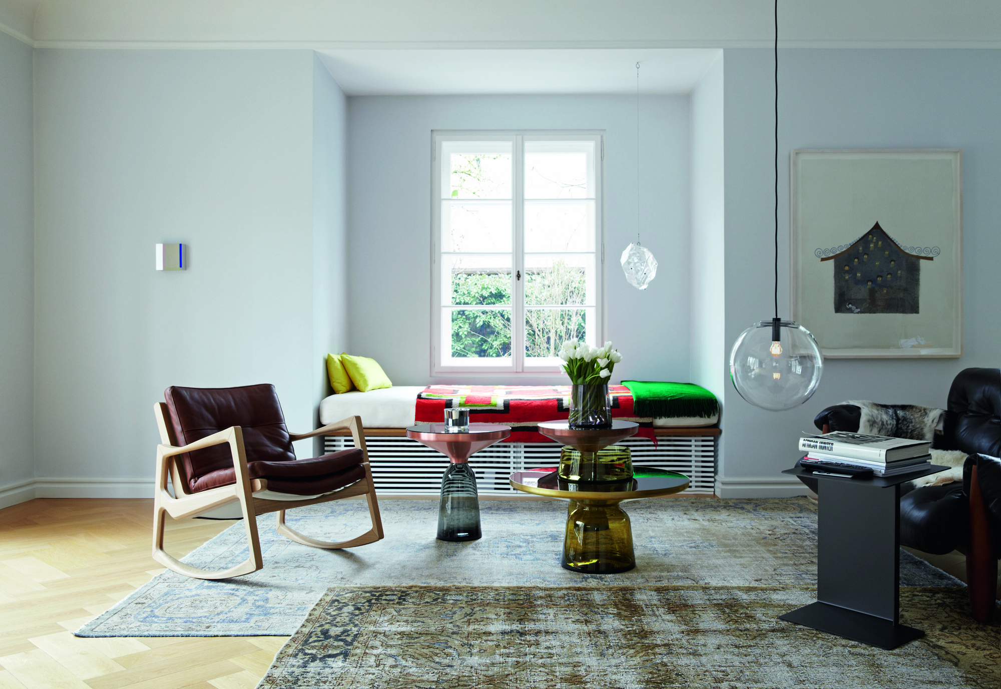 Bell Coffee Table Couchtisch Messing Olivgrün ClassiCon