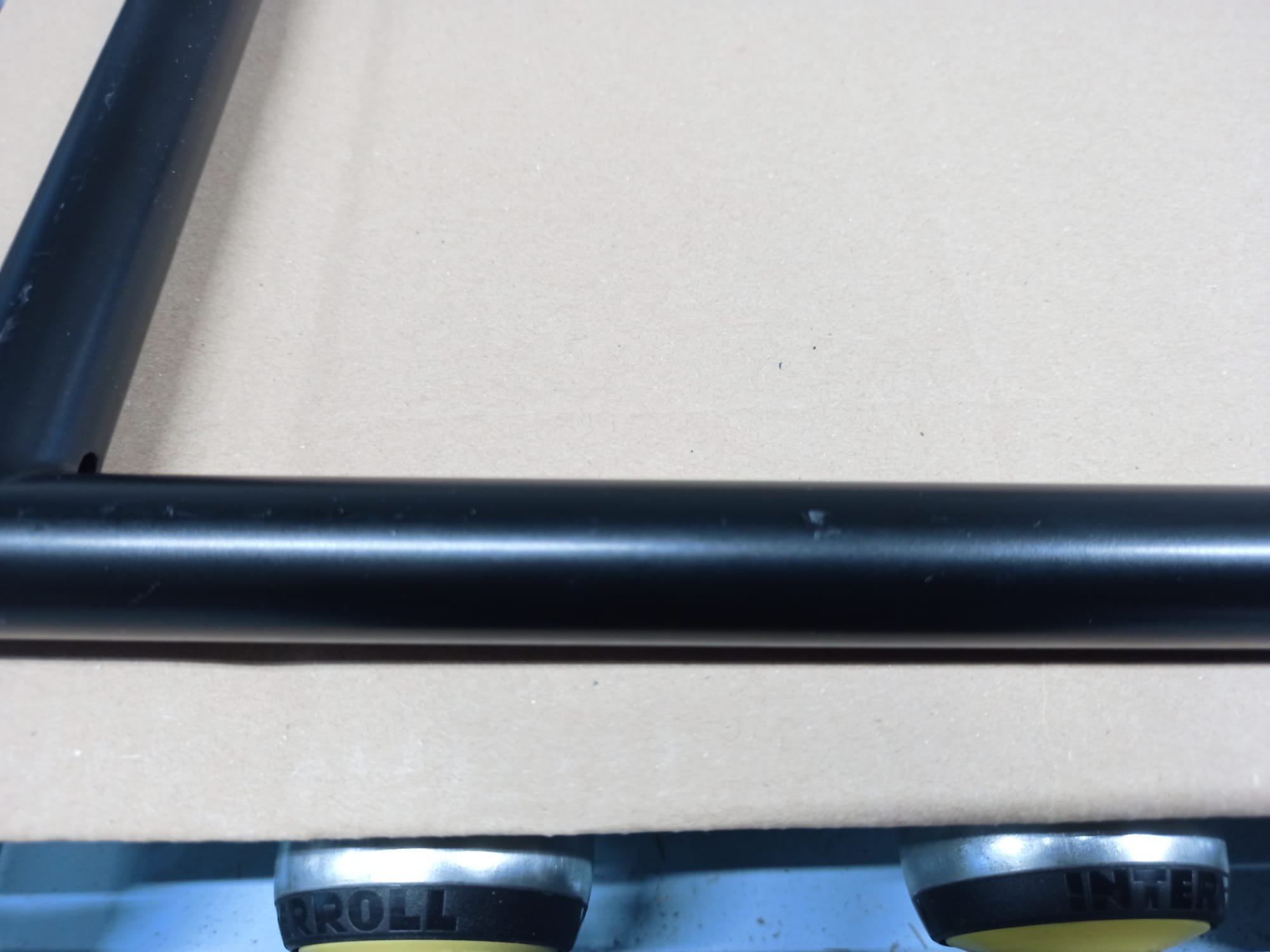 Eiermann 3 Tischgestell farbig SCHWARZ 58x29 cm Richard Lampert MÄNGELEXEMPLAR  1