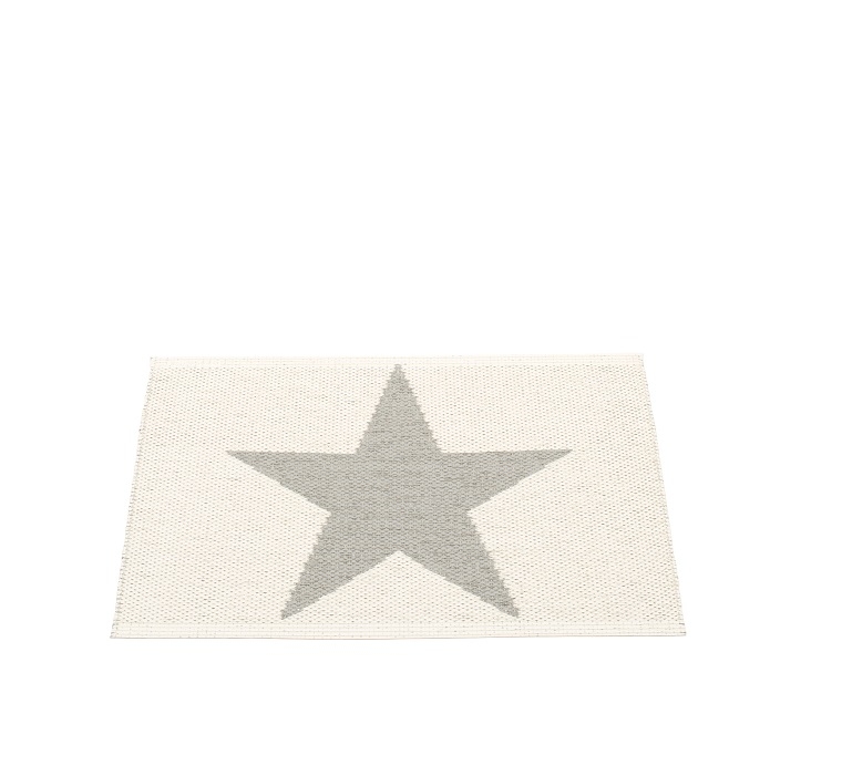 Viggo One Kunststoffteppich 70x50 cm Pappelina Warm grau