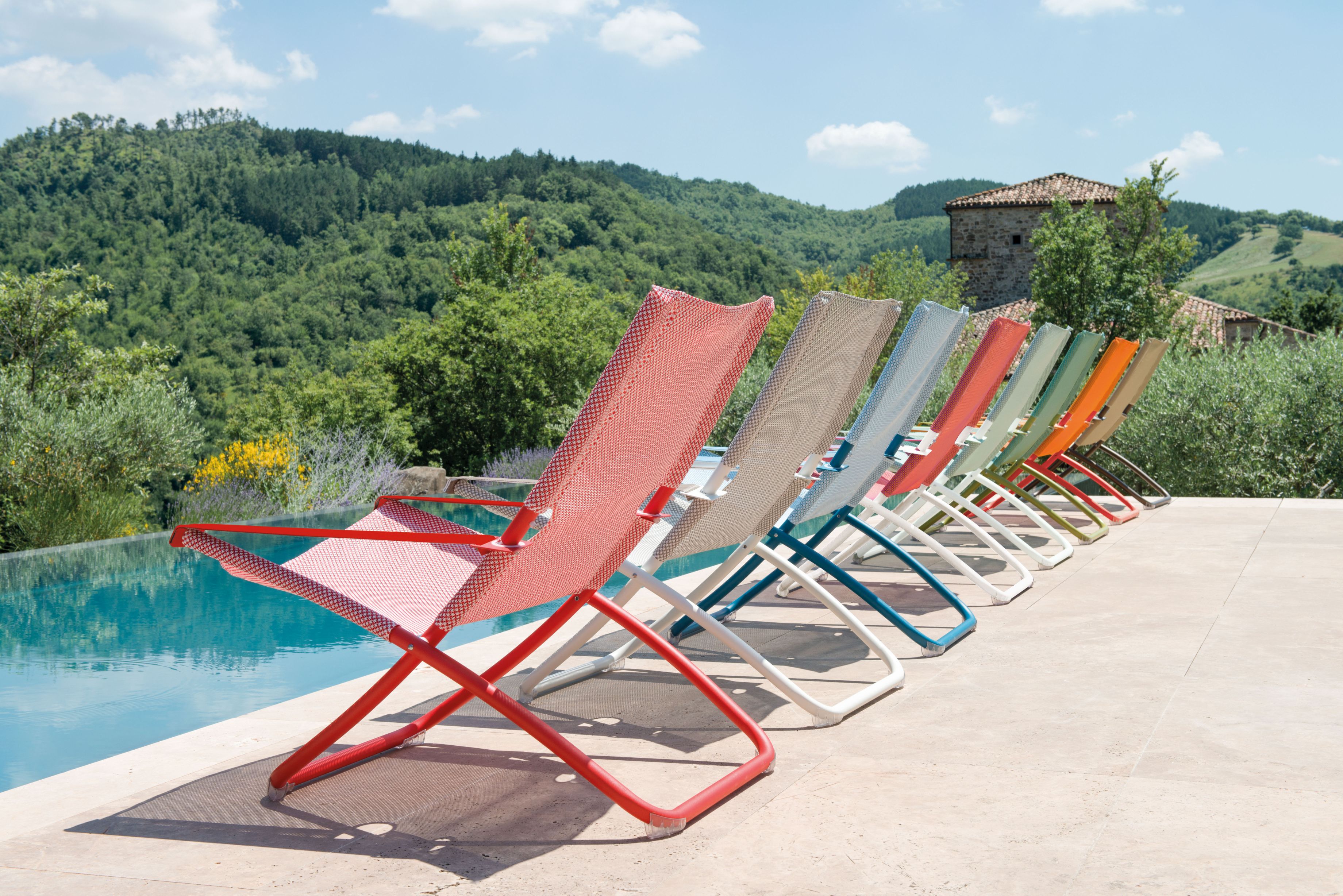 Snooze Liegestuhl Emu mattweiß - weiß