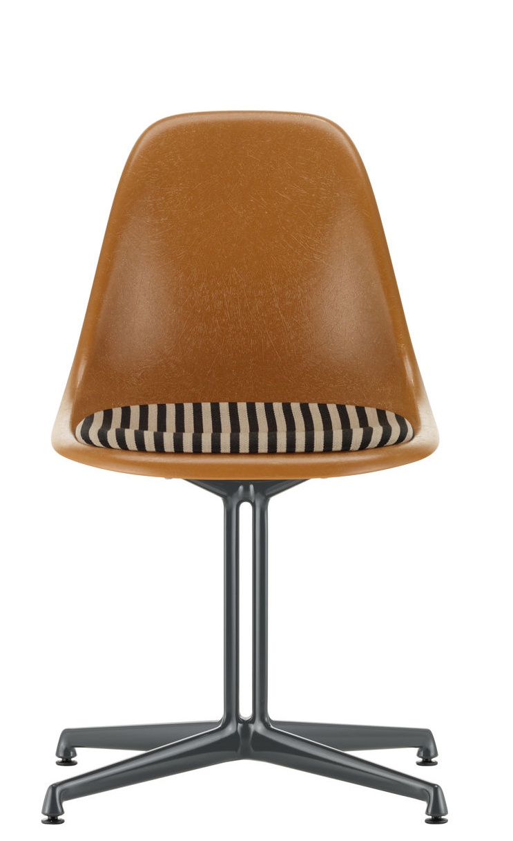 Eames Fiberglass Side Chair La Fonda Ocker Dunkel Vitra LIMITED EDITION
