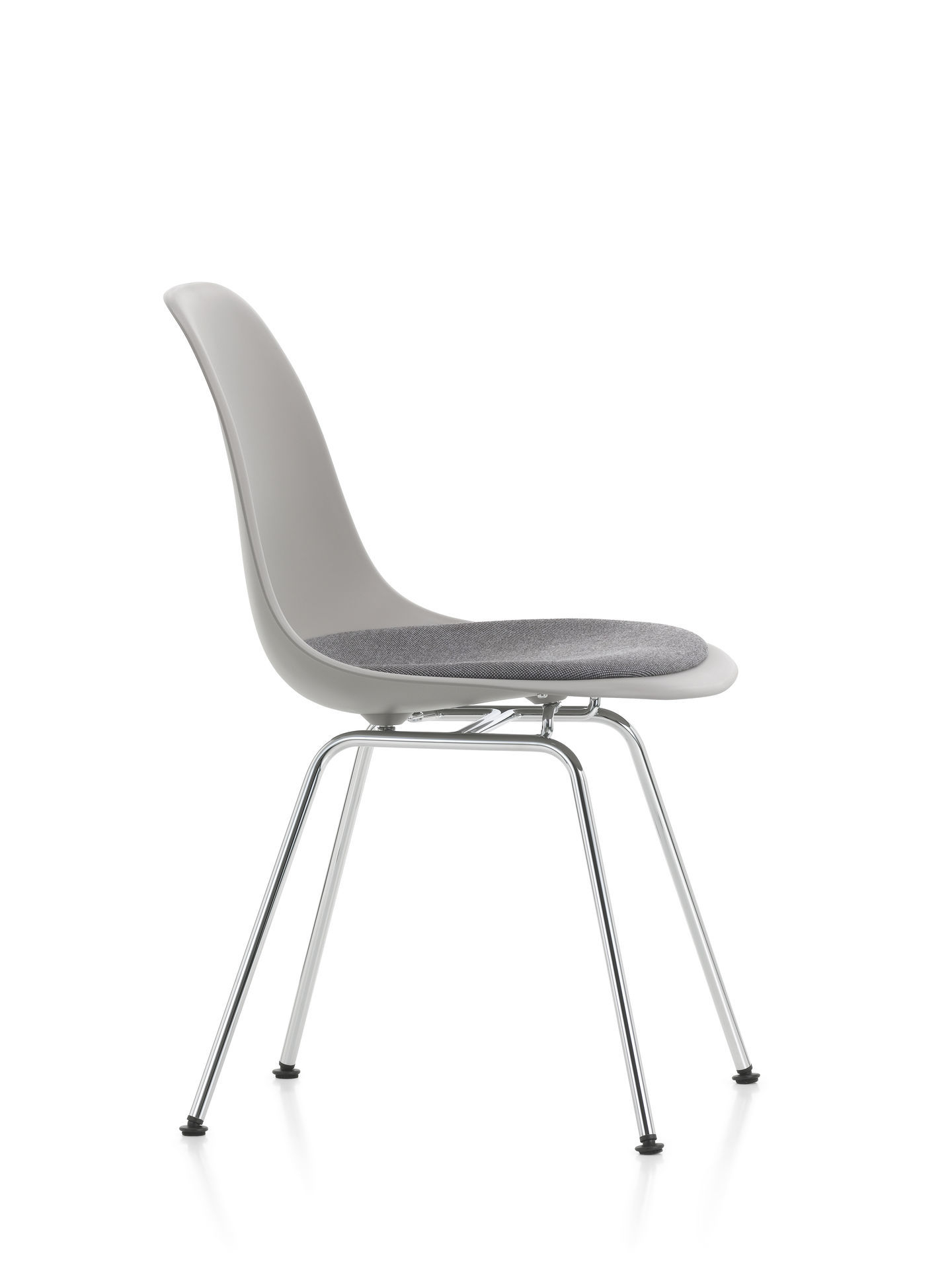 Eames Plastic Side Chair DSX Stuhl mit Sitzpolster Vitra
