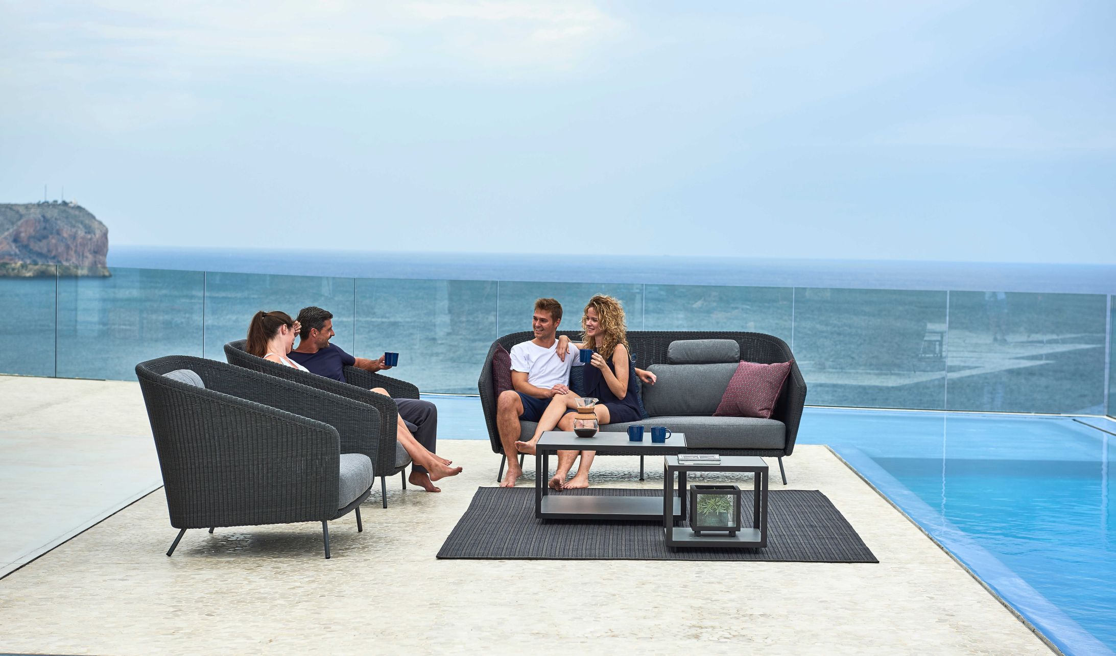 Mega Outdoor Loungesessel Cane-Line