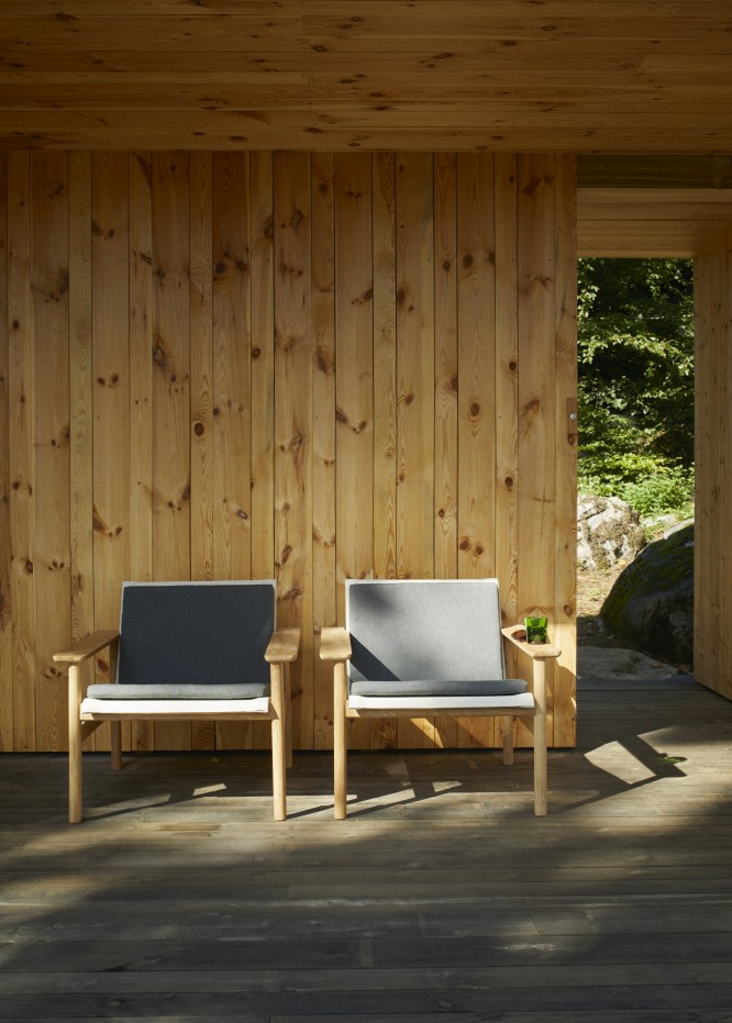 Pelagus Sessel Lounge Chair Skagerak by Fritz Hansen  