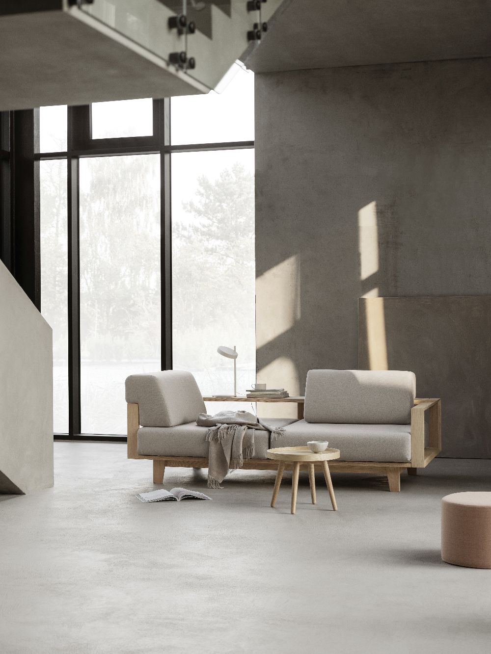 WOOD Sofa / Schlafsofa Softline