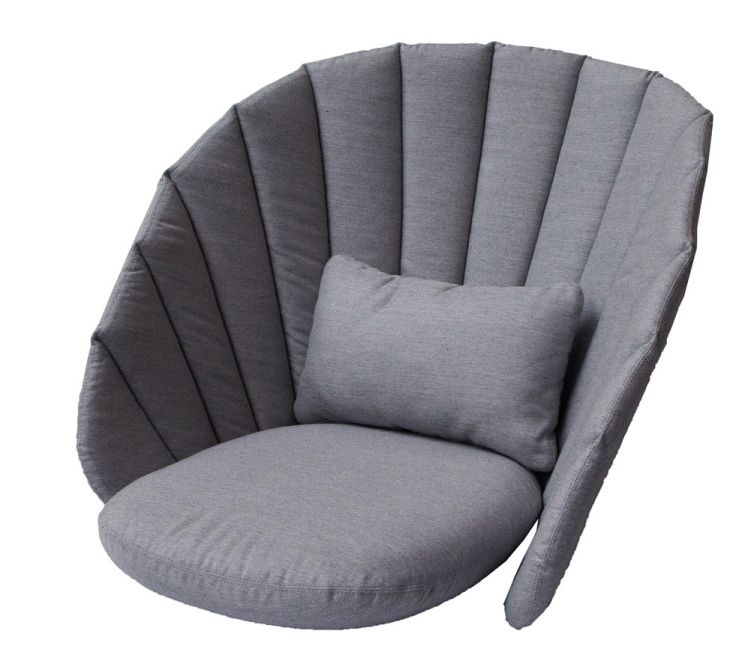 Peacock Outdoor Kissensatz für Loungesessel Cane-Line grau