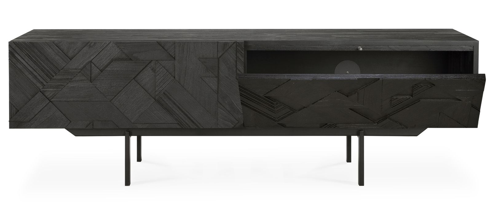 Graphic TV Möbel Teak Ethnicraft