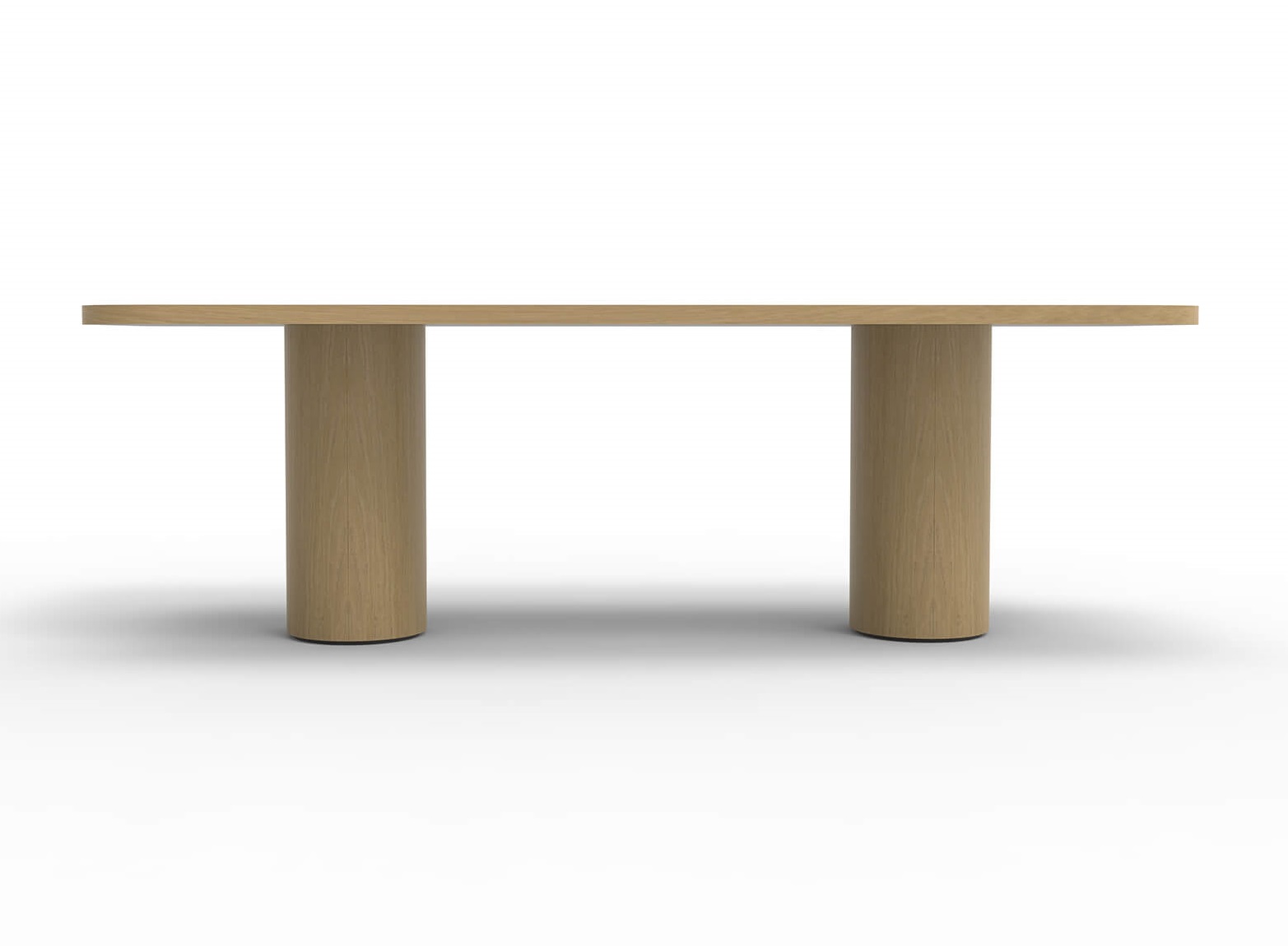 Tecta Tisch: M70 Esstisch mit hellen Holzbeinen, moderner Konferenztisch für Büro und Zuhause.