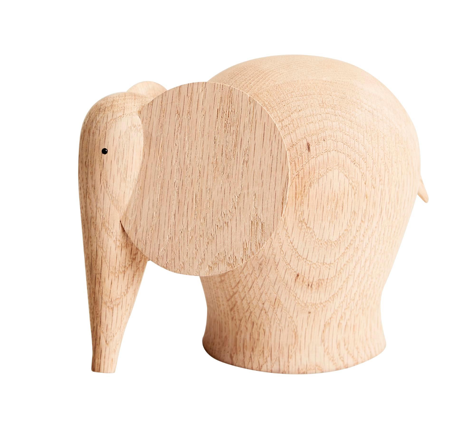 Nunu elephant Holzelefant groß Woud EINZELSTÜCK