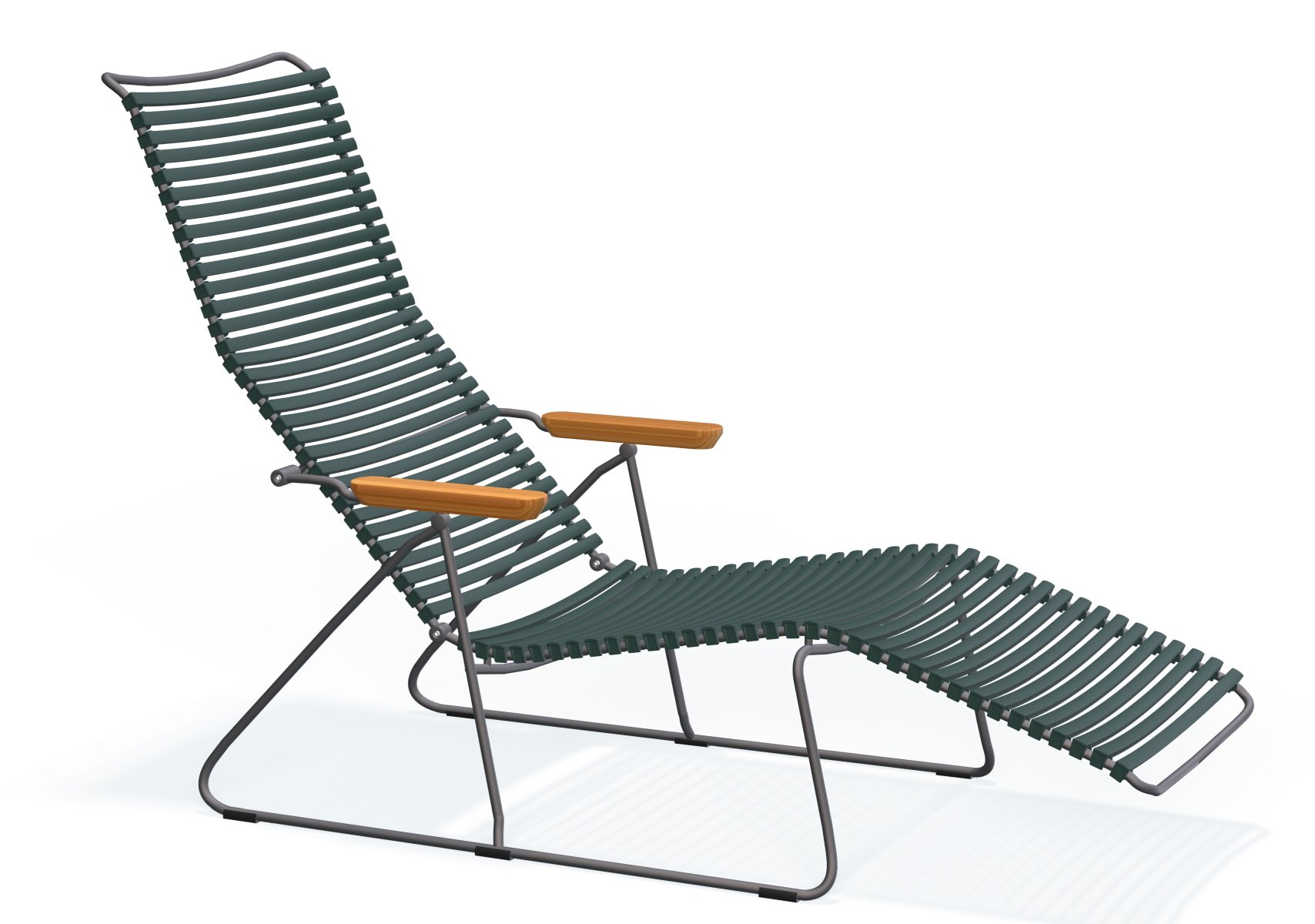 Click Sunlounger Outdoor Sonnenliege Houe Schwarz
