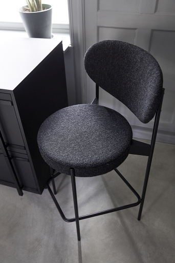 Series 430 Bar Stool Barhocker 75 cm SCHWARZ / REMIX 123 Verpan EINZELSTÜCK