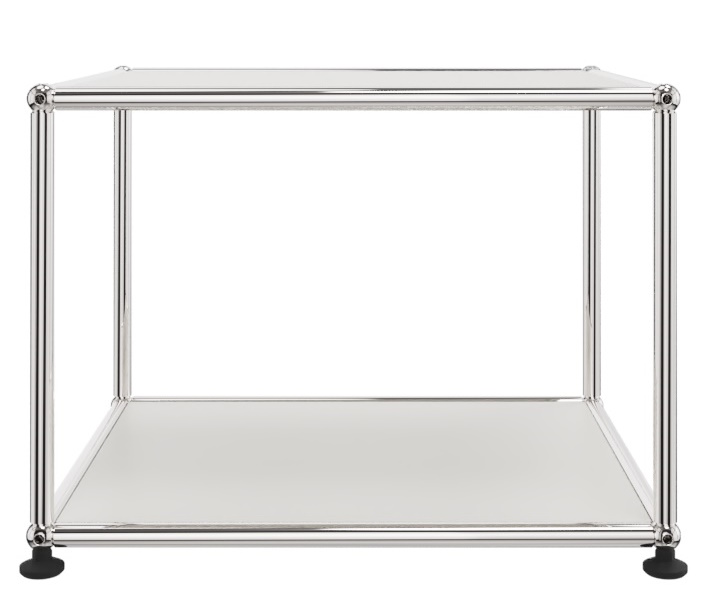 USM Haller Beistellmöbel offen schmal Reinweiß