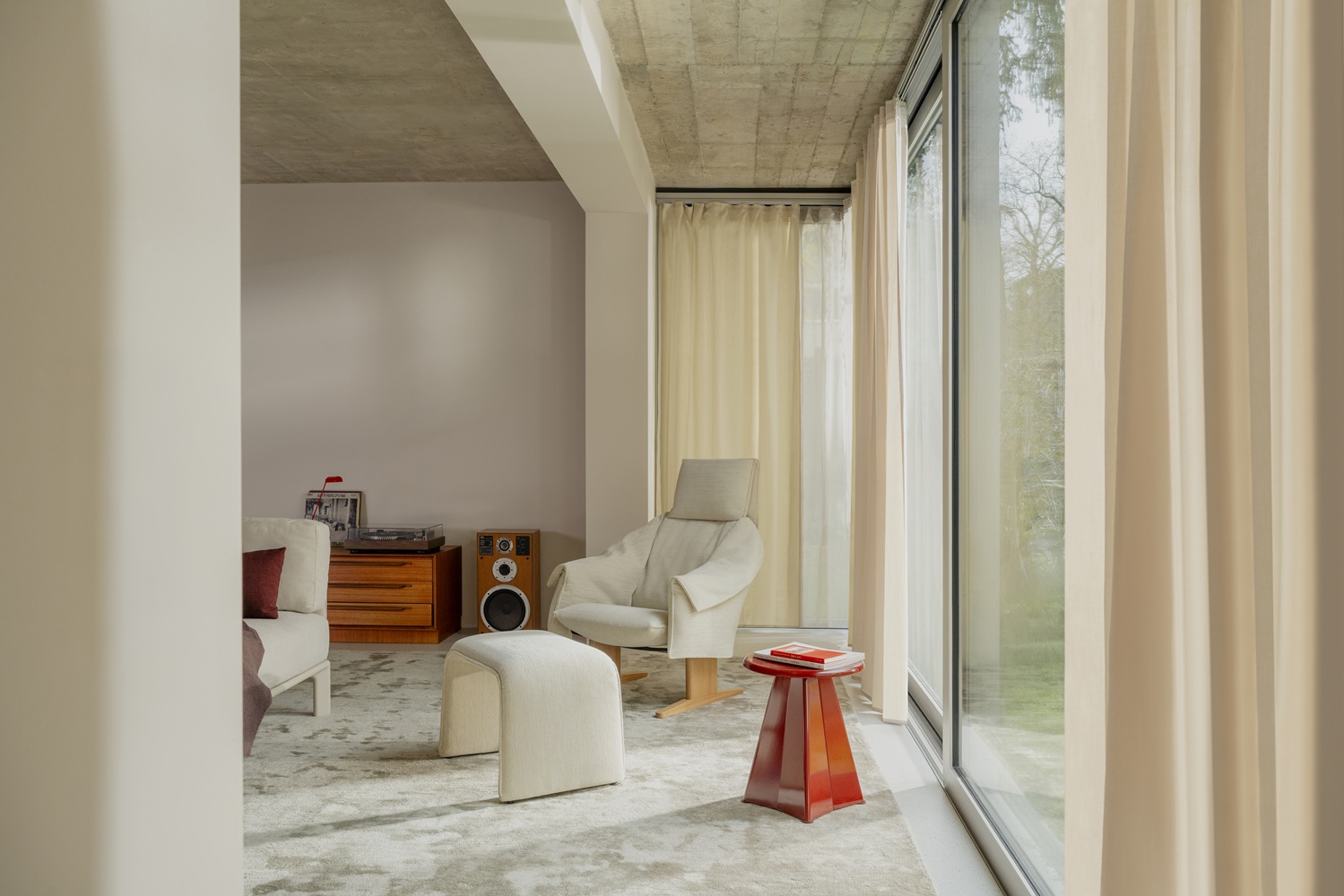Bascule Highback Sessel mit Bank Vitra