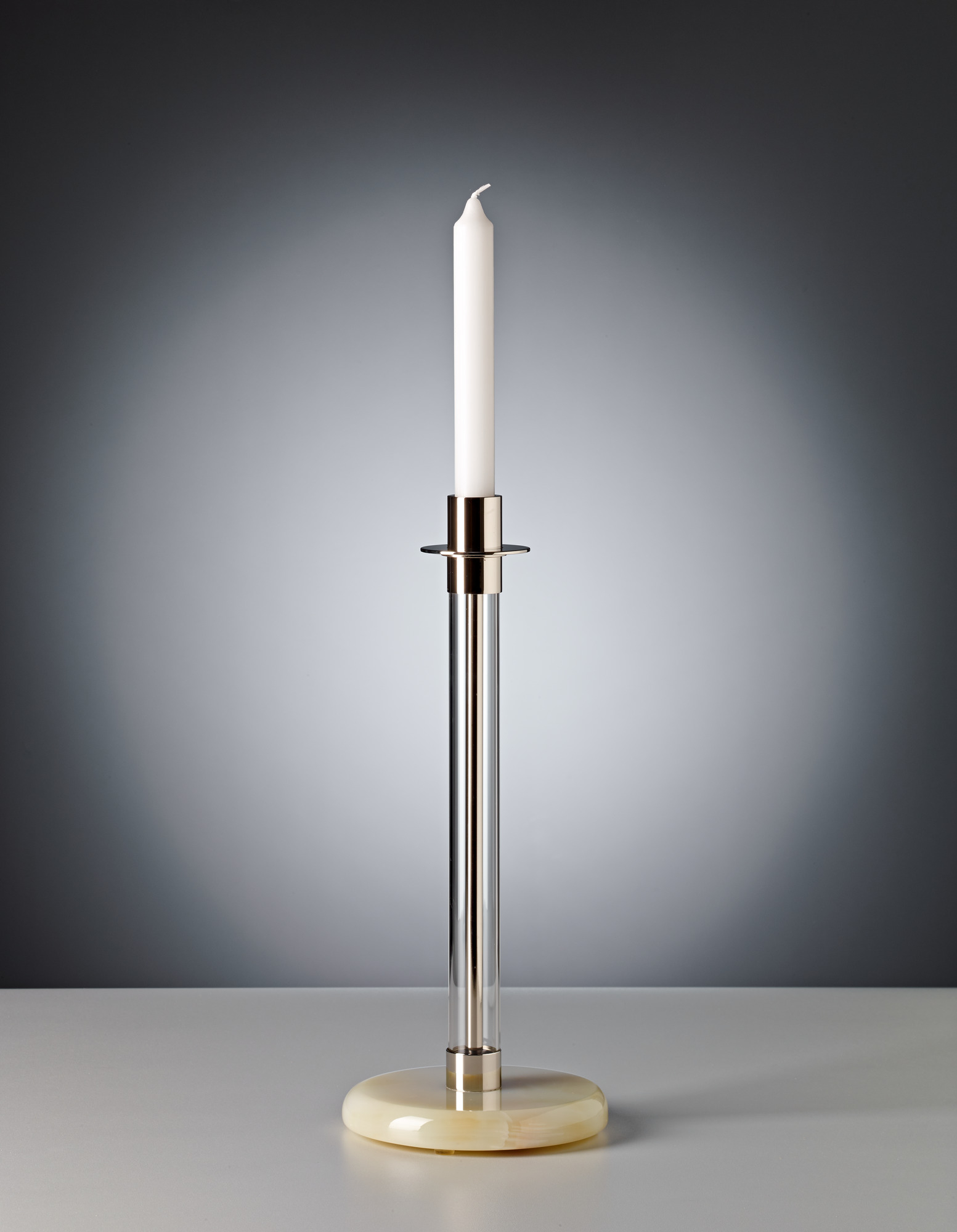 SL 30 / SL30 Bauhaus Sabbatleuchter Kerzenständer Tecnolumen Onyx