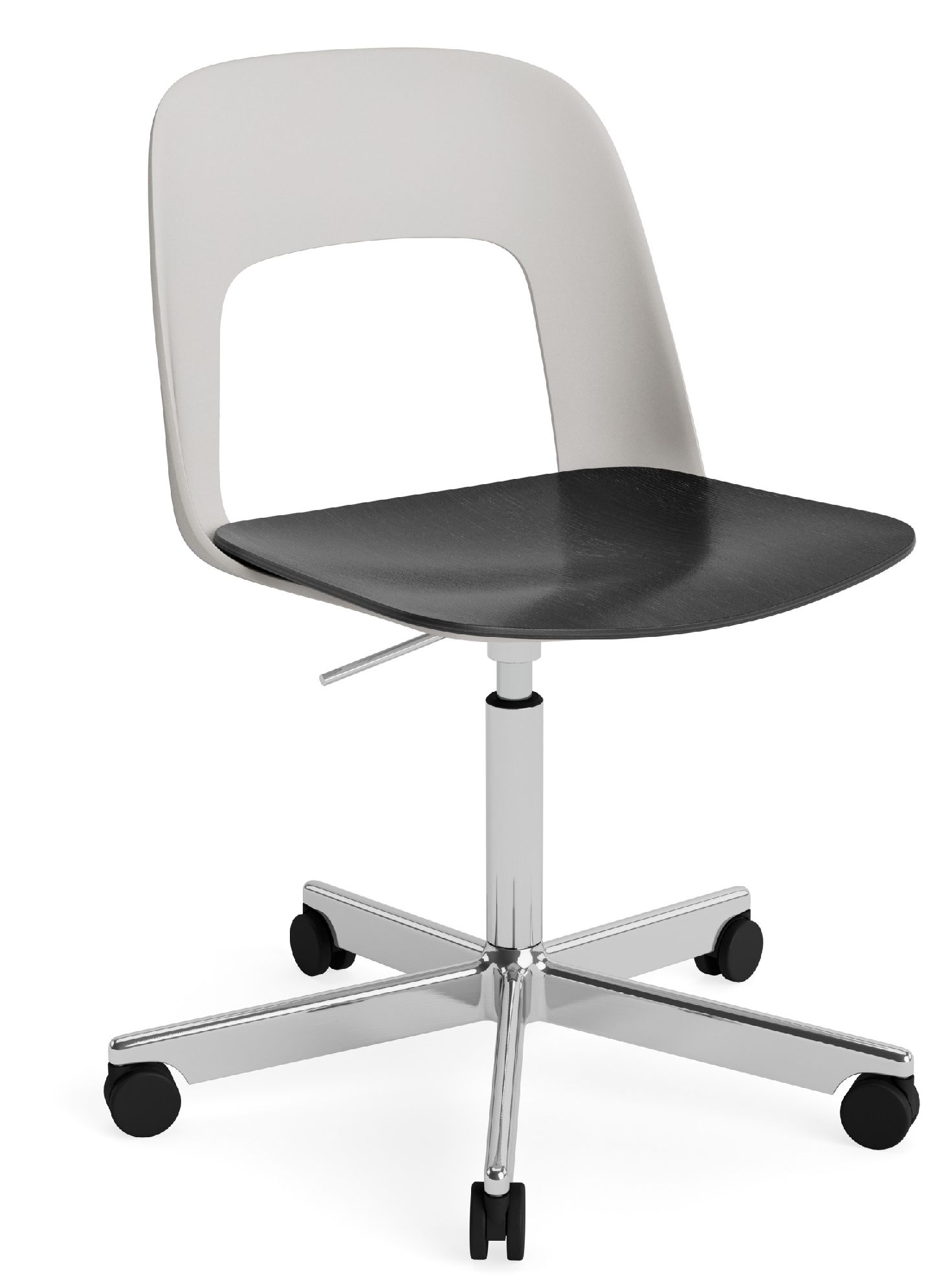 Layout Side Chair 142 5-Stern Drehfuß Stuhl Hay