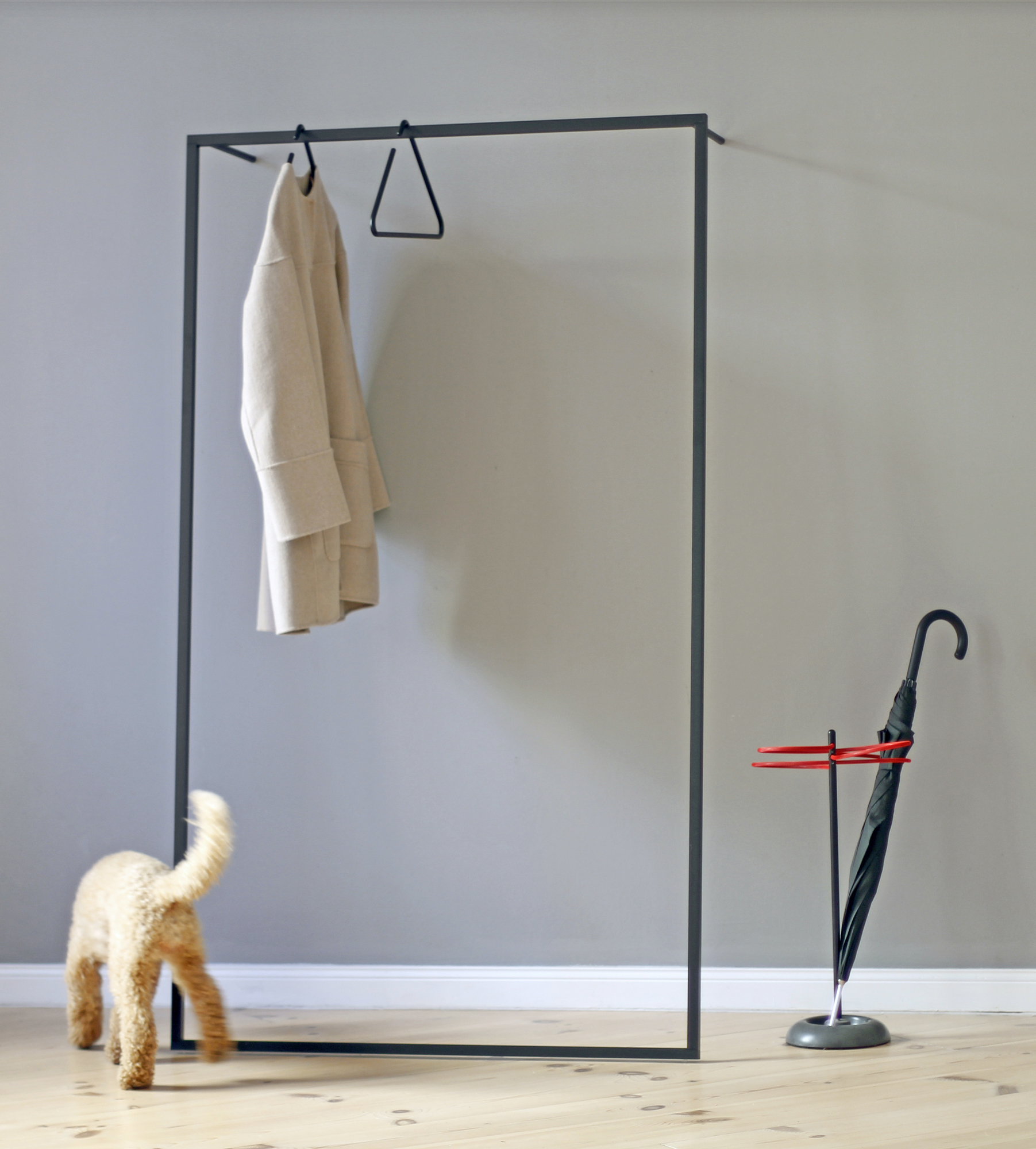 Leano Anlehngarderobe Roomsafari Weiß