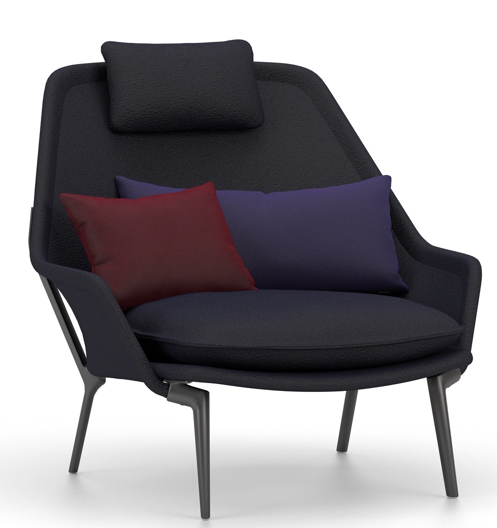 Slow Chair Sessel Stoff Vitra 