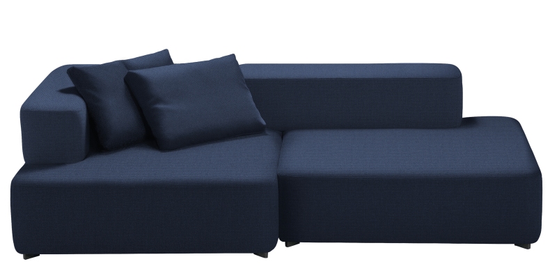 Alphabet 2-Sitzer Sofa Armlehne Links Fritz Hansen