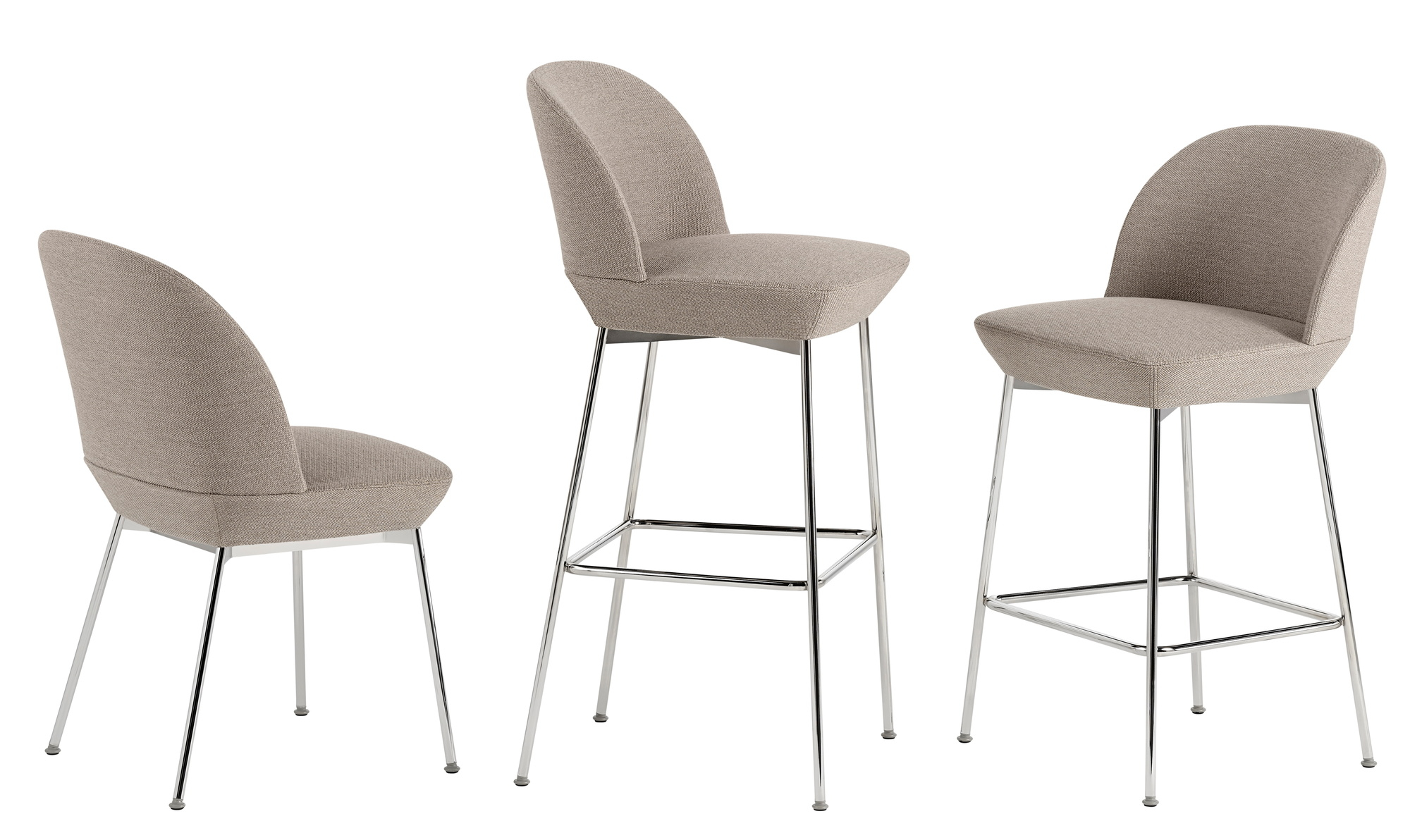Oslo Counter Stool Barhocker H 65 cm Muuto