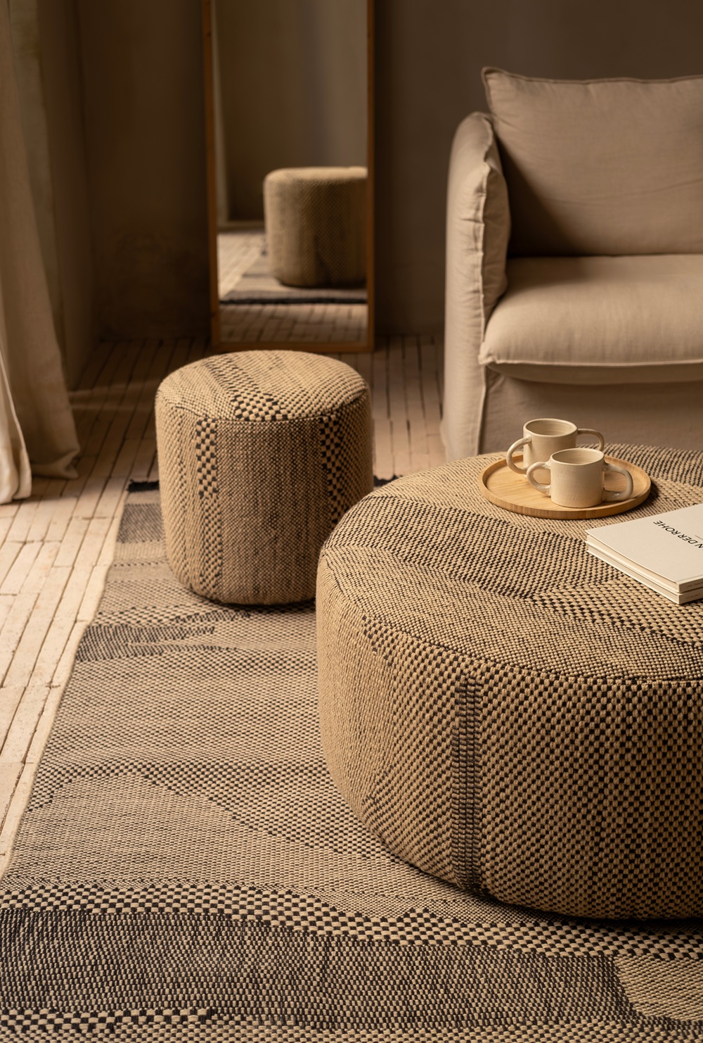Wabisabi Pouf Hocker Nanimarquina