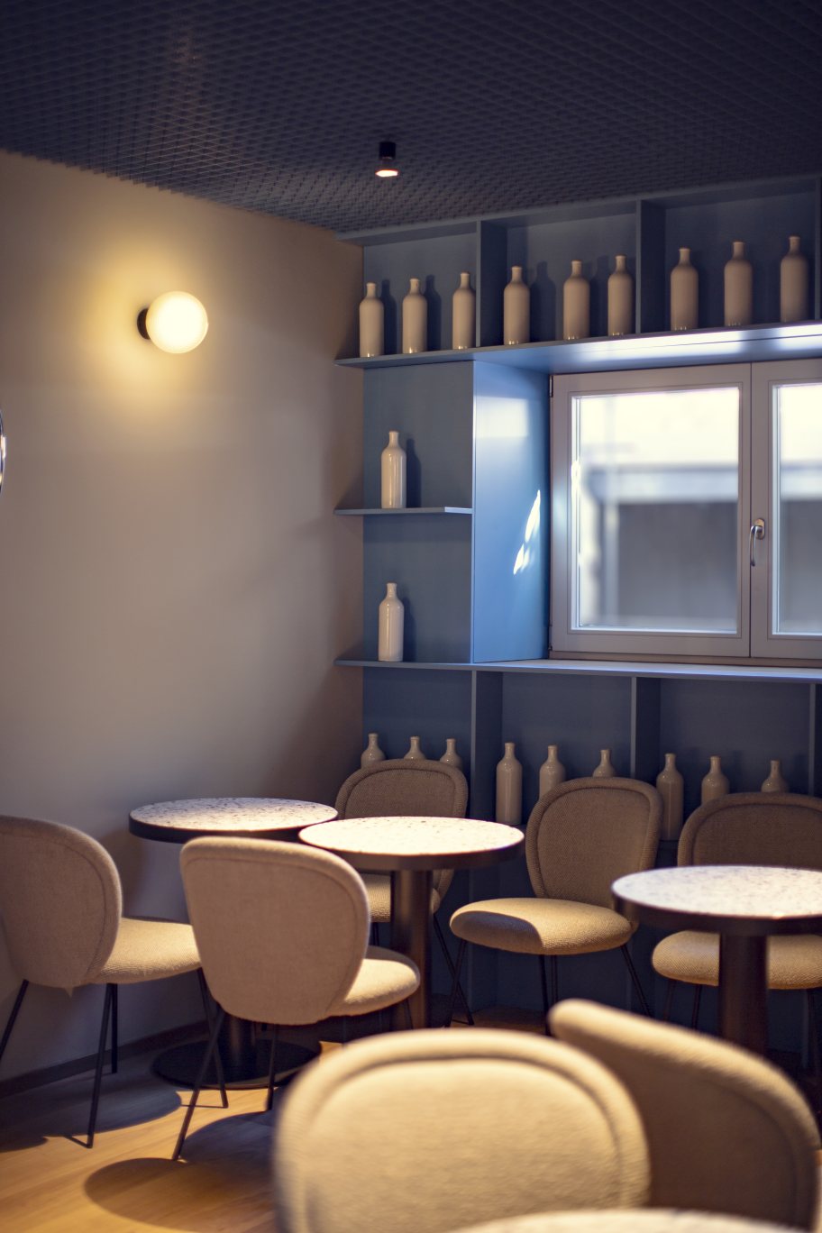 Stellar wall one Wandleuchte Aubergine/Schwarz Pulpo