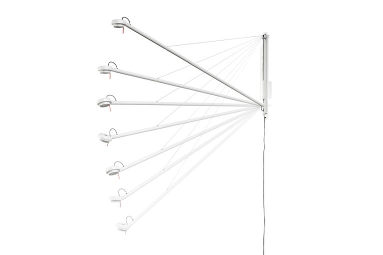 Fifty-Fifty Wall Lamp Wandleuchte cream weiß Hay 